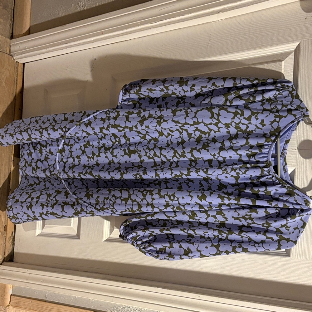 Ann Taylor Fall Floral Patterned Dress
